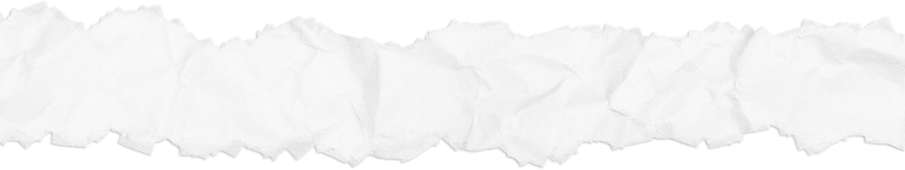 Crumpled Torn White Paper